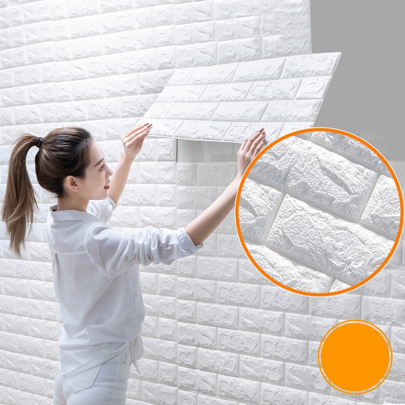 🚚ส่งเร็ว ส่งทุกวัน🚚 วอลเปเปอร์ติดผนัง3มิติ แผ่นติดผนัง แผ่นใหญ่ วอลเปเปอร์ วอลเปเปอร์ติดผนัง wallpap