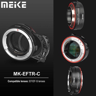 Meike MK-EFTR-C แหวนอะแดปเตอร์เมาท์เลนส์กล้อง โฟกัสอัตโนมัติ สําหรับเลนส์ Canon EF EF-S เป็นกล้อง Canon EOS R RP R5 R6 R3