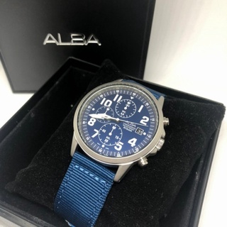 Alba Chronograph AM3851 AM3851X1 ของแท้ รับประกัน สําหรับผู้ชาย