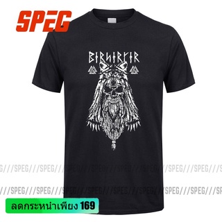 เสื้อยืด พิมพ์ลาย Viking Berserker สไตล์วินเทจ แฟชั่นสําหรับผู้ชาย