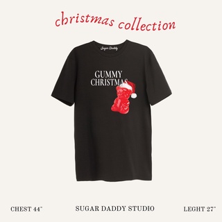 GUMMY CHRISTMAS Oversize - เสื้อยืดโอเวอร์ไซส์ สกรีนลายกัมมี่คริสมาสต์