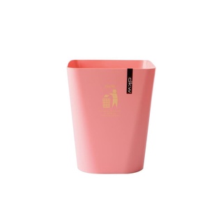 ถังขยะเหลี่ยม 5.5 ลิตรDKWHH-222P/6ชมพูทึบ ถังขยะ Square waste bin 5.5 liters DKWHH-222P/6 solid pink