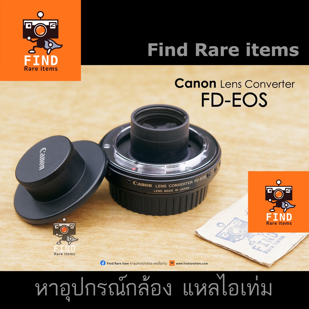 Canon Converter FD-EOS ของแท้ Canon FD to EOS adapter FD 200/1.8 FD 200/2.8 FD 300/2.8 FD 300/4