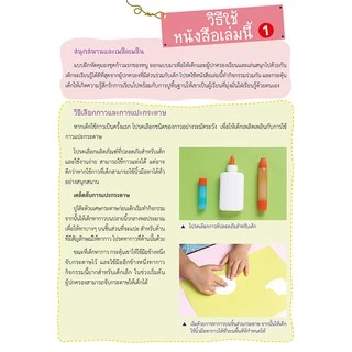 MISBOOK หนังสือแบบฝึกหัด KUMON ชุดก้าวแรกของหนู มาตัดกระดาษกันเถอะ : อาหารจานสนุก