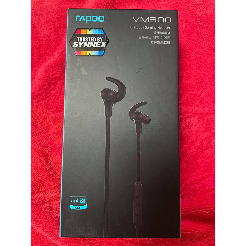 RAPOO VM300 Bluetooth 4.1 Gaming Headset aptx csr original box