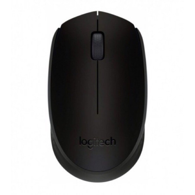 Logitech B170 Wireless Mouse แท้100% (เมาส์ไร้สาย) 2.4 GHz with USB Nano Receiver - Black ประกันศูนย์ 1ปี