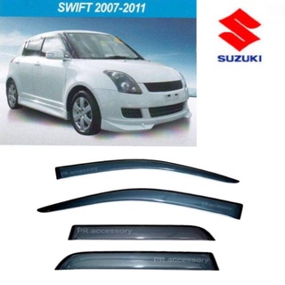 New PR กันสาด SUZUKI SWIFT ปี2007-2011