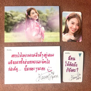 การ์ดลายเซ็น แก้ว Kaew BNK48 การ์ดลายมือ [แบบพิมพ์] ของแท้ สินค้าลิขสิทธิ์ ลายเซ็น ลายมือ มีเก็บเงินปลายทาง