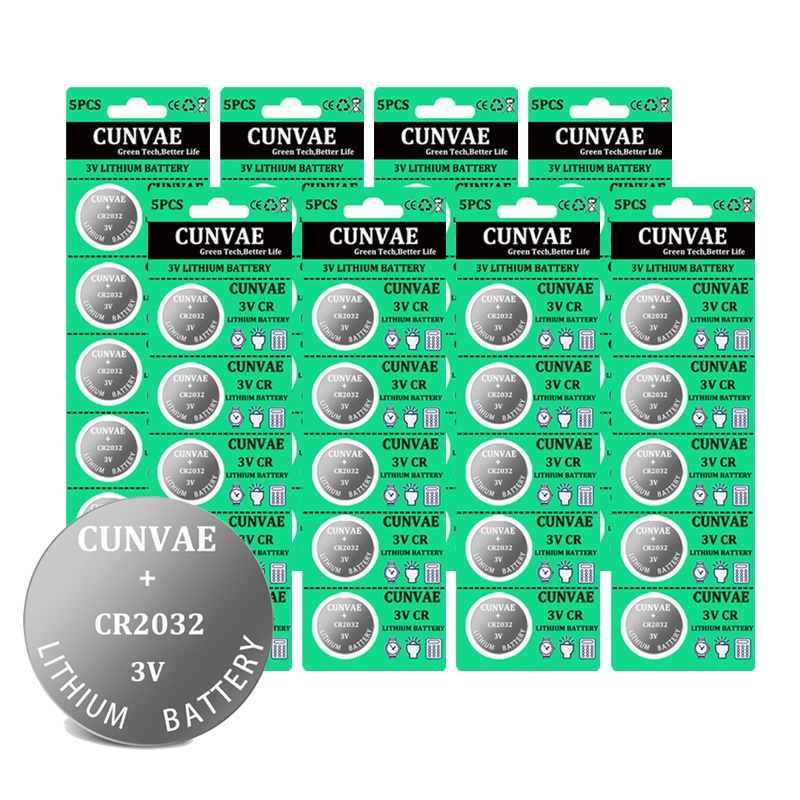 40pcs cr2032 batteries 2032 battery 3 volt coin batteria  lithium 3v 3v batt for laser pointer, comp