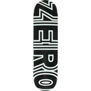 Zero Skateboards Bold Black / White Skateboard Deck - 8.0" , 8.25"