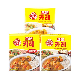 พร้อมส่ง 오뚜기 3분 카레 แกงกระหรี่(เผ็ด 3 ระดับ) Ottogi 3 Mins Quick &amp; Easy Curry 200g