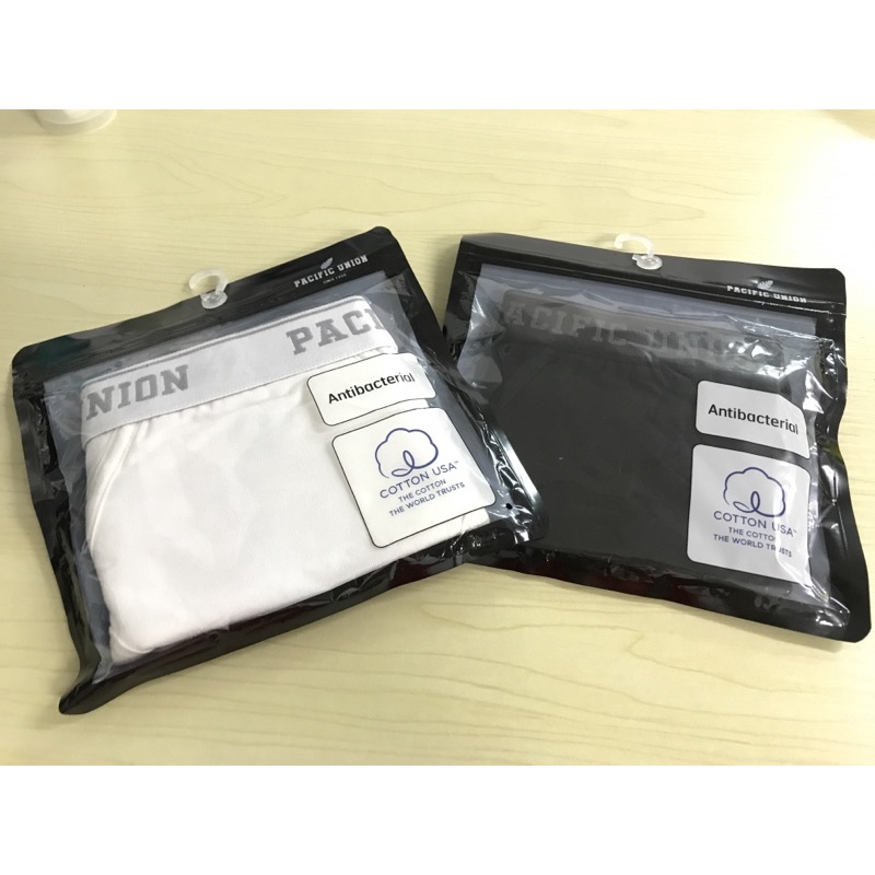 Pacific Union ชั้นในชายใหม่มือ1 รุ่น Antibacterial เนื้อผ้า Cotton USA เนื้อผ้าดีมากๆ ไซส์ M 32-34นิ้ว