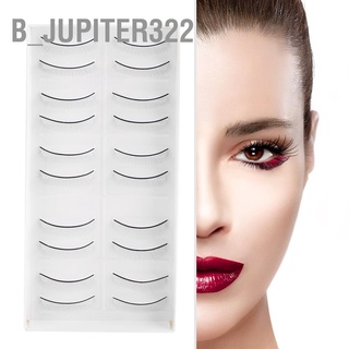 B_jupiter322 10 Pairs Practice Eyelashes False Lashes for Eyelash Extension Grafting Training Eye Makeup