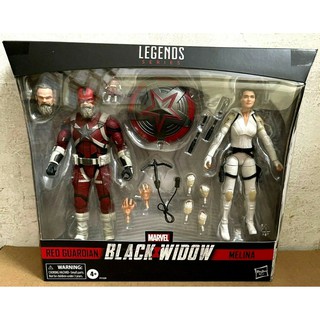 ของเล่นมาเวล Black Widow Movie Marvel Legends Red Guardian &amp; Melina SET