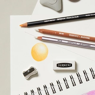 DERWENT ดินสอแสงเงา BURNISHER PENCIL ดินสอให้แสงเงา ดินสอสีขาว ให้แสงและเงา เดอร์เว้นต์