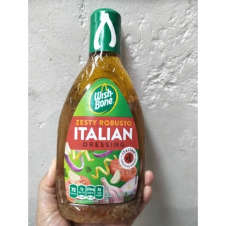 Wish Bone Zesty Robusto Italian  Dressing น้ำสลัด วิชโบน 444 ml