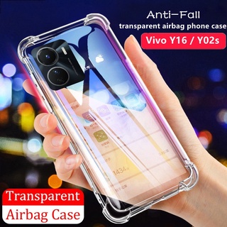 เคสโทรศัพท์มือถือ ซิลิโคน ป้องกันเลนส์กล้อง กันกระแทก สําหรับ Vivo Y16 Y02s Y77 Y77e Y 16 Y 02s Y 77