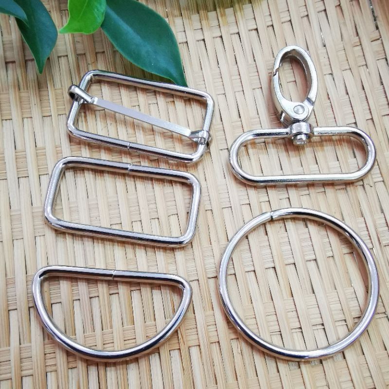 3.8cm. ห่วงกระเป๋า ห่วง (สั่งขั้นต่ำรวม60บ/บิล) ตะขอ อะไหล่กระเป๋าขนาดวงใน (1.5นิ้ว) สีเงิน สีสนิม(ลด.=ทองเหลืองรมดำ) ราคา ถูกที่สุด ดีลบีเคเค แกลเลอรีภาพที่ 3