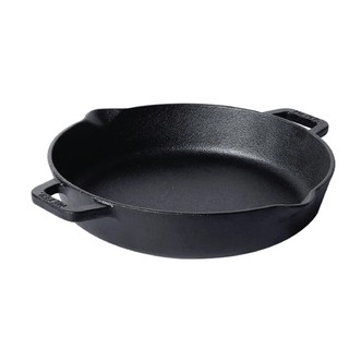 MEYER CAST-IRON กระทะเหล็กหล่อ SKILLET 2 SIDE HANDLE 24 ซม. เหมาะสำหรับผัด ทอด ปราศจาก PFOA (48095-C)