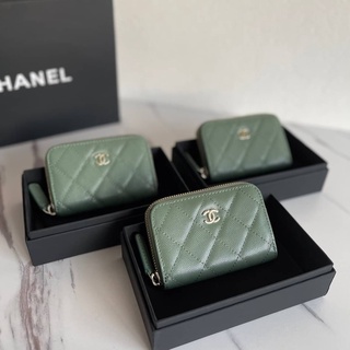 CHANEL CARD MINI ZIPPY WALLET  CAVEAR         เป็นกระเป๋าใส่การ์ดหรือใส่แบงค์รุ่นใหม่ท💚