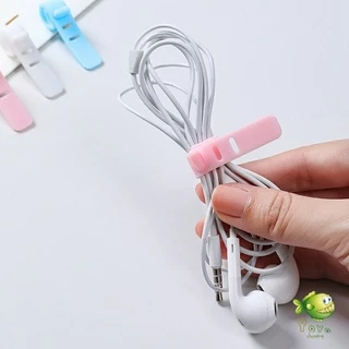 YOYO สายรัดซิลิโคน อุปกรณ์สำหรับรัดสายหูฟัง ที่เก็บสายดาต้า silicone cable winder