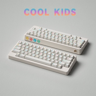 Fast Shipping/cool kids Keycaps /Dye Sub /cherry profile /pbt fabric for mechanical keyboard