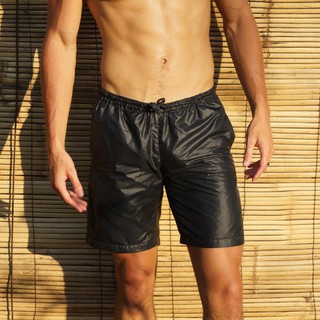 Black Nylon Shorts