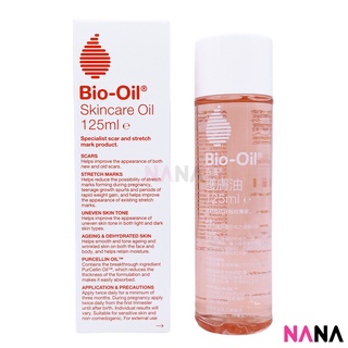 Bio-Oil (For Scars, Stretch Marks, Uneven Skin Tone, Aging &amp; Dehydrated Skin) 125ml สำหรับรอยแผลเป็น ผิวแตกลาย สีผิวไม่สม่ำเสมอ ผิวแห้งหรือผิวขาดน้ำ 125มิลลิลิตร