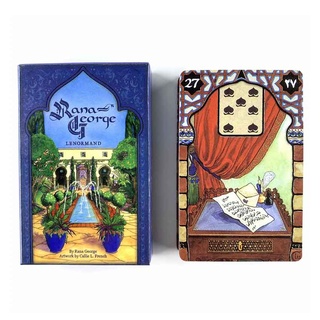 Rana George Lenormand Tarot การ์ดเกมส์ของเล่นสําหรับเด็ก