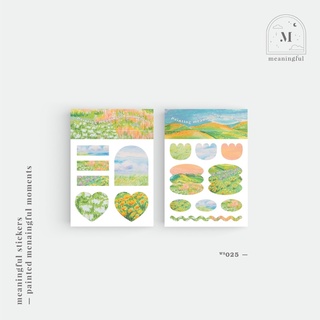 painting meaningful moments sticker vol.1 | สติกเกอร์ สติกเกอร์ตกแต่ง 💕🪴