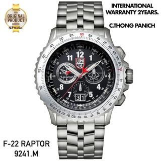 LUMINOX รับประกันศูนย์2ปี รุ่น XA.9241.M Titanium (Special Edition F-22 RAPTOR 9240 SERIES Lockheed Martin) Silver/Black