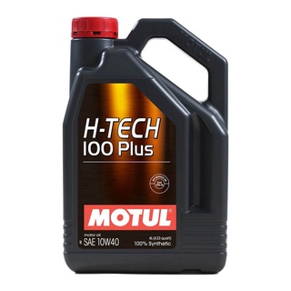 Motul H-Tech 100 Plus 100% synthetic 10W-40 น้ำมันเครื่องสังเคราะห์ 4 ลิตร ng18