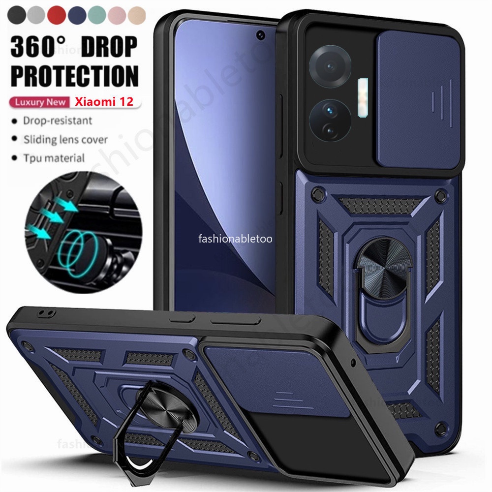 เคสโทรศัพท์มือถือ ป้องกันเลนส์กล้อง กันกระแทก พร้อมแหวนขาตั้ง สําหรับ Vivo T1 pro T1 x T1pro T1x T 1