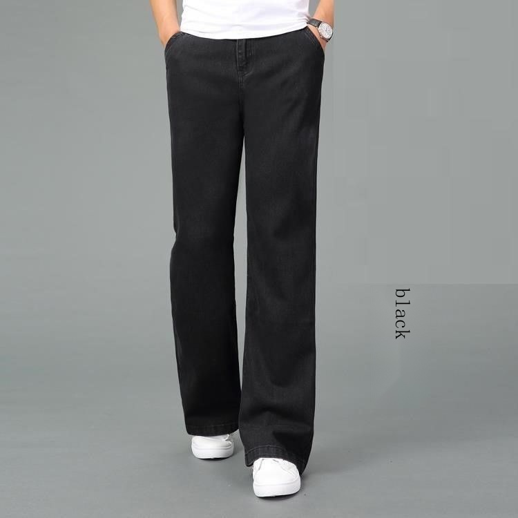 Seluar Flared Seluar Jeans Longgar Baru Lelaki S Pinggang Tinggi Micro ...