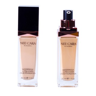 NEE CARA Waterproof Ultra Cover Liquid Foundation (N589) / นีคาร่า วอเตอร์พรูฟ ครีมรองพื้น