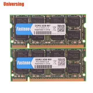 (Universing) หน่วยความจํา 2Gb Ddr2 Pc2-6400 667Mhz 800Mhz สําหรับโน้ตบุ๊ก