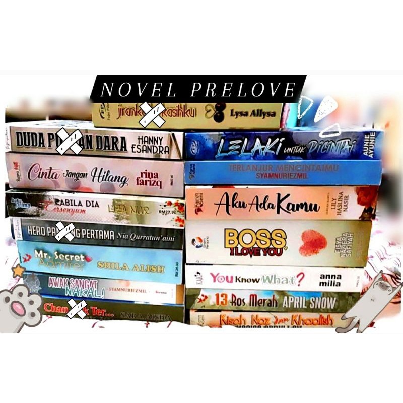 PRELOVE MALAY NOVEL OLD NOVEL BOOK • PRELOVE • PART 1