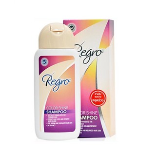 Regro Color Shine Shampoo 200 ml บำรุงเส้นผม รากผม แก้ผมร่วง สำหรับผมทำสี