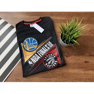 ราคาถูก MERIAH เสื้อยืด ลาย COMBED 30S DISTRO NBA FINALS 2019 GOLDEN STATE RAPTORS!