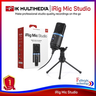 IK Multimedia iRig Mic Studio USB Cardioid Condenser Microphone ไมโครโฟนยูเอสบีคุณภาพสูง ใช้งานง่าย รับประกันศูนย์ไทย 1 ปี