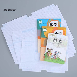 10Pcs Matte Clear Adhesive School Textbook Protective Case Book Jacket Cover