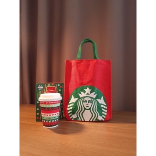 พร้อมส่ง🌟กระเป๋า Starbucks ทรงสี่เหลี่ยม