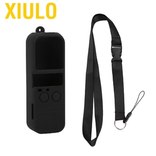 Xiulo เคสซิลิโคนพร้อมสายคล้องสําหรับ Osmo Pocket