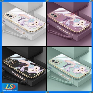 เคส Vivo X70 Pro Y75 5g Vivo T1 5g Vivo V23E Vivo v23 5g Vivo X50 x60 X50 Pro x60 Pro เคสโทรศัพท์มือถือ ลายการ์ตูนกระต่าย StellaLou TZ