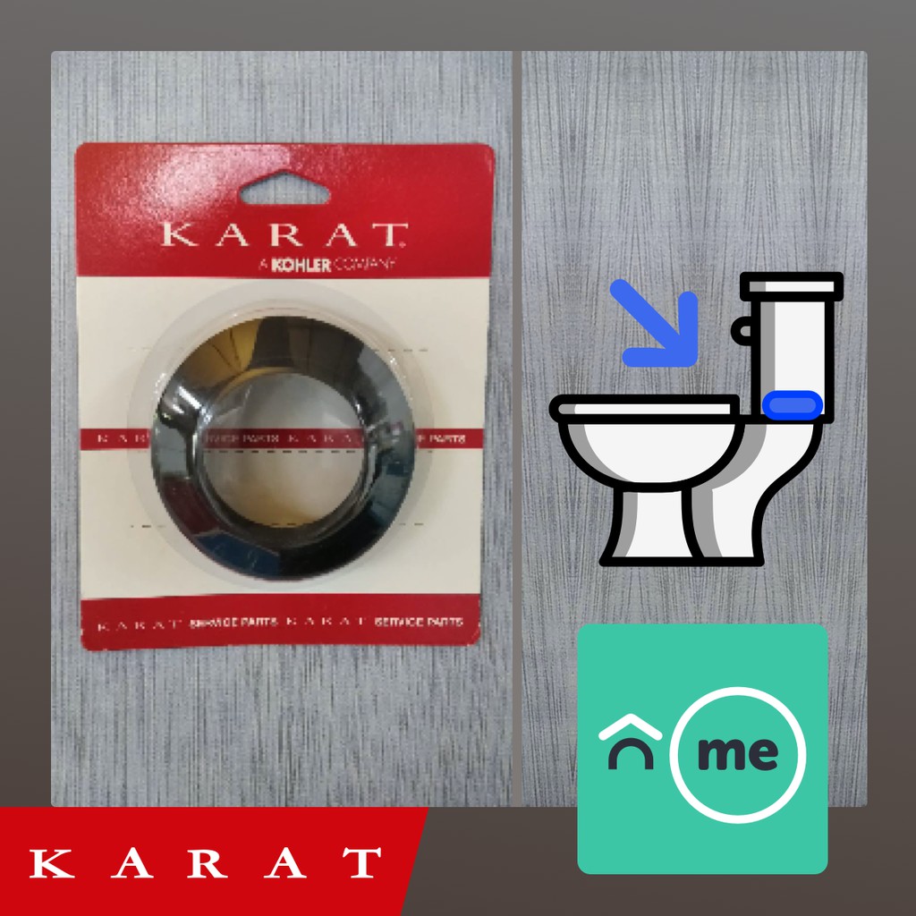 ยางรองหม้อน้ำ KARAT ยางรองชักโครก KARAT   GS1049354/1611796-SP(แพคถุง)
