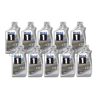 น้ำมันเครื่องสังเคราะห์แท้ Mobil1 0W-40 FS European Car Formula