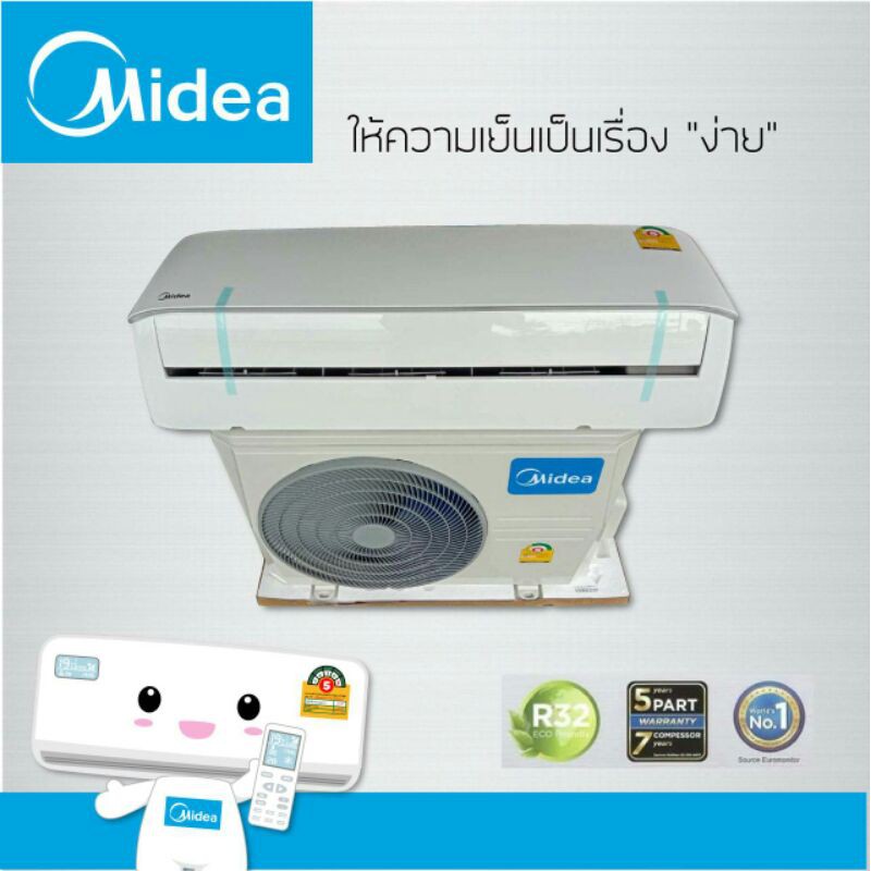 แอร์ Midea ปี2020 แบบติดผนัง