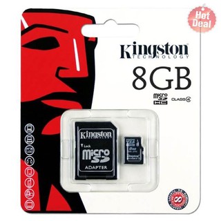 Kingston Micro sd card Memory Card 2GB/4GB/8GB/16GB/32GB/64GB/128GB กล้อง/กล้องติดรถยนต์ / โทรศัพท์มือถือ (ของแท้)