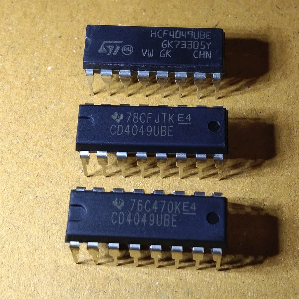 4049 CD4049 CD4049UBE HCF4049 HCF4049UBE DIP-16 | Shopee Thailand