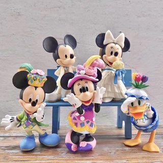 เซ็ต 5 โมเดล มิคกี้เมาส์ มิคกี้ โดนัลดั๊ก มินนี่เมาส์ แต่งเค้ก แต่งงาน mickey mouse minnie